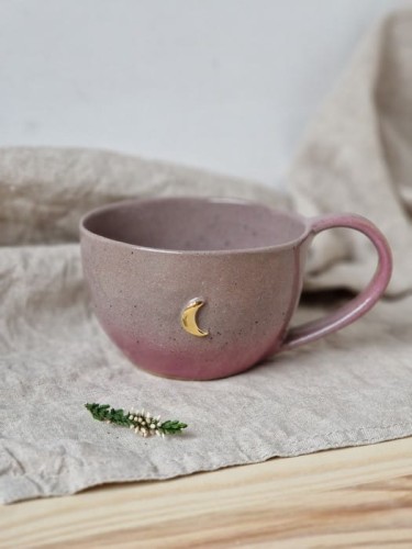 filiżanka ceramiczna szaro różowa 200ml.jpg
