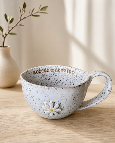 Filiżanka 300 ml stracciatella z kwiatem możesz wszystko.jpg